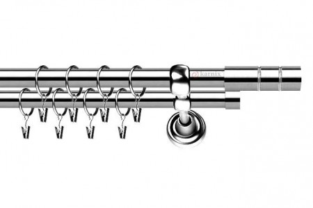 Karnizai Colosseo CILINDRAS   Ǿ19/19 INOX